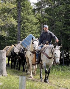 Lillie pack string lead hunt ride family Sallee Black Mountain Outfitters wilderness