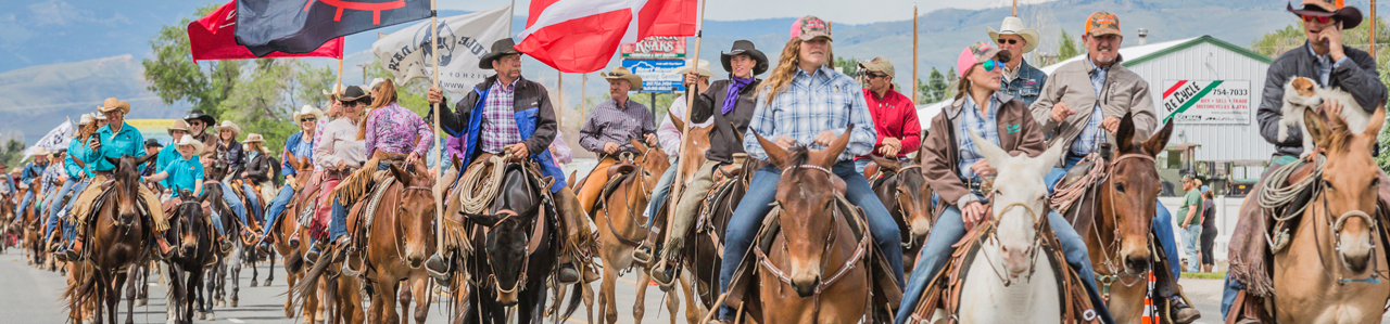 Jake Clark, Mule Days, parade